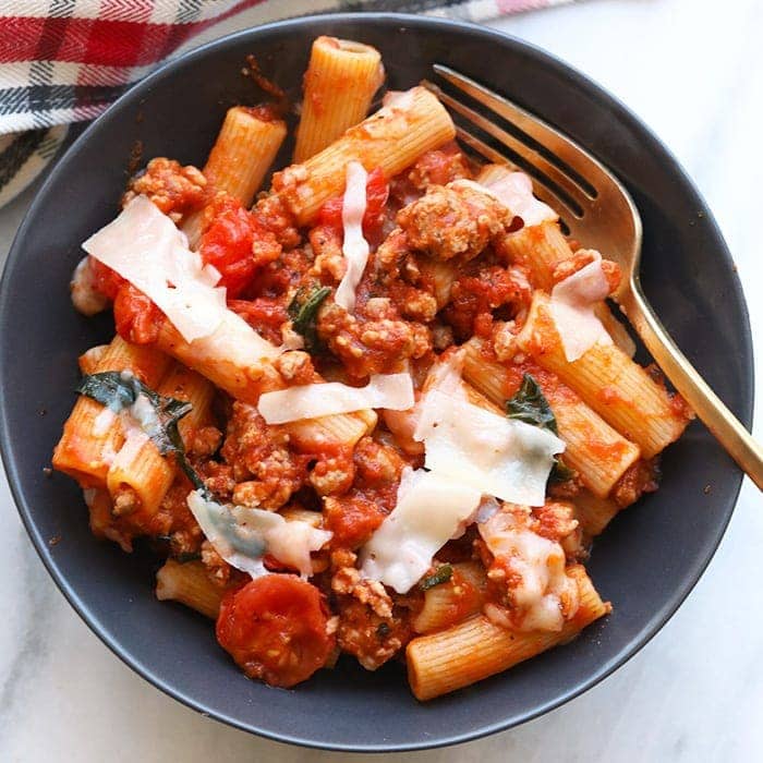 Minute Sausage Pizza Pasta: Quick One-Skillet Meal